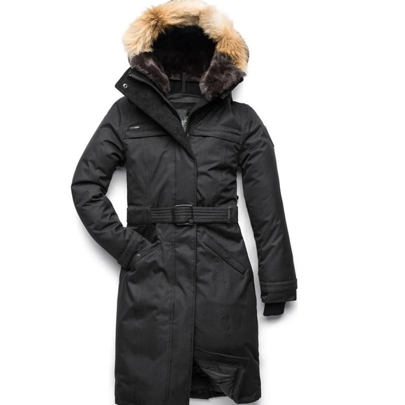 NOBIS Down Parka, light black, size XS - Picture 2 of 6